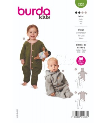 BURDA πατρόν JUMPSUIT 9235